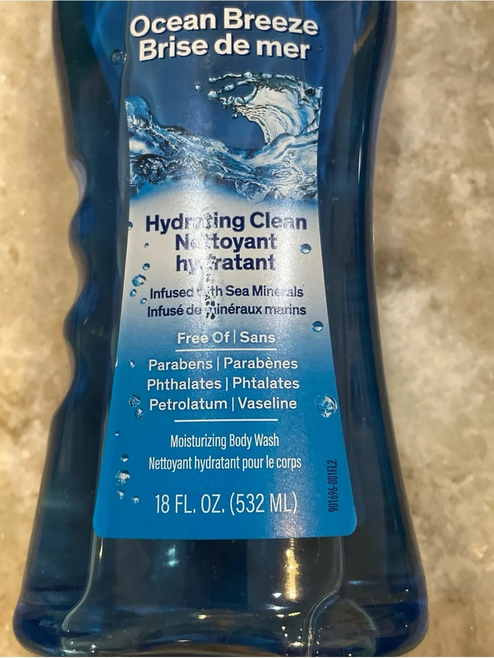 zestt Ocean Breeze Hydrating Body Wash - Blue
